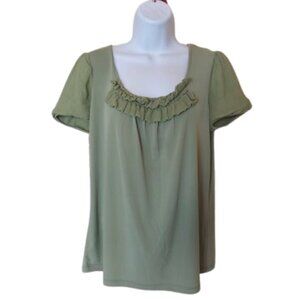 Green Stretch top Fits Large / XL